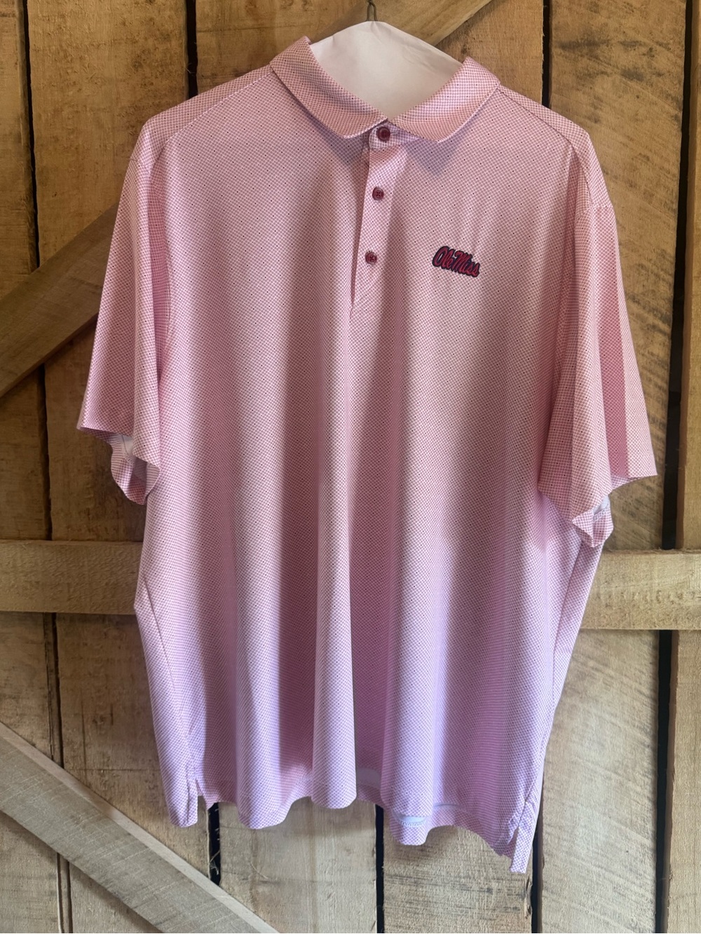 Ole miss rebels cutter and buck polo XL
